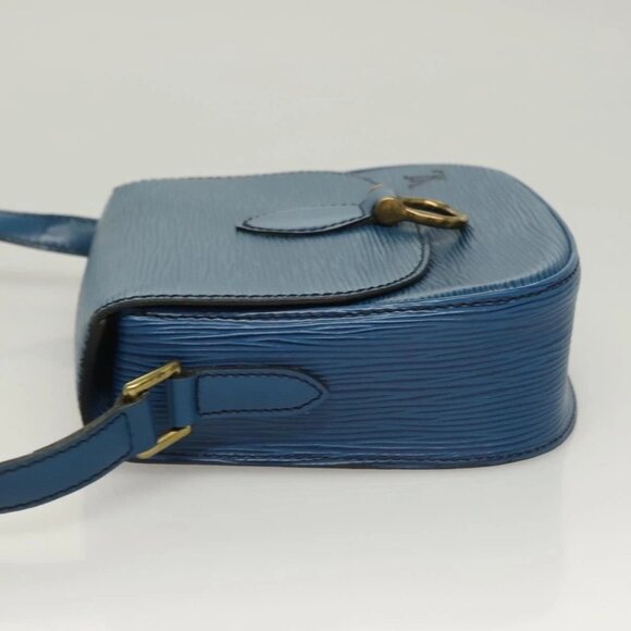 LOUIS VUITTON Epi Saint Cloud PM Shoulder Bag Blue - Picture 4 of 16